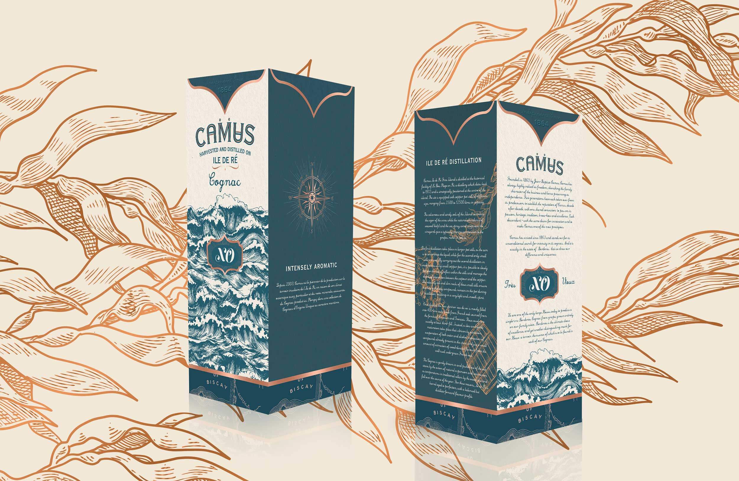 Camus bottle package redesign